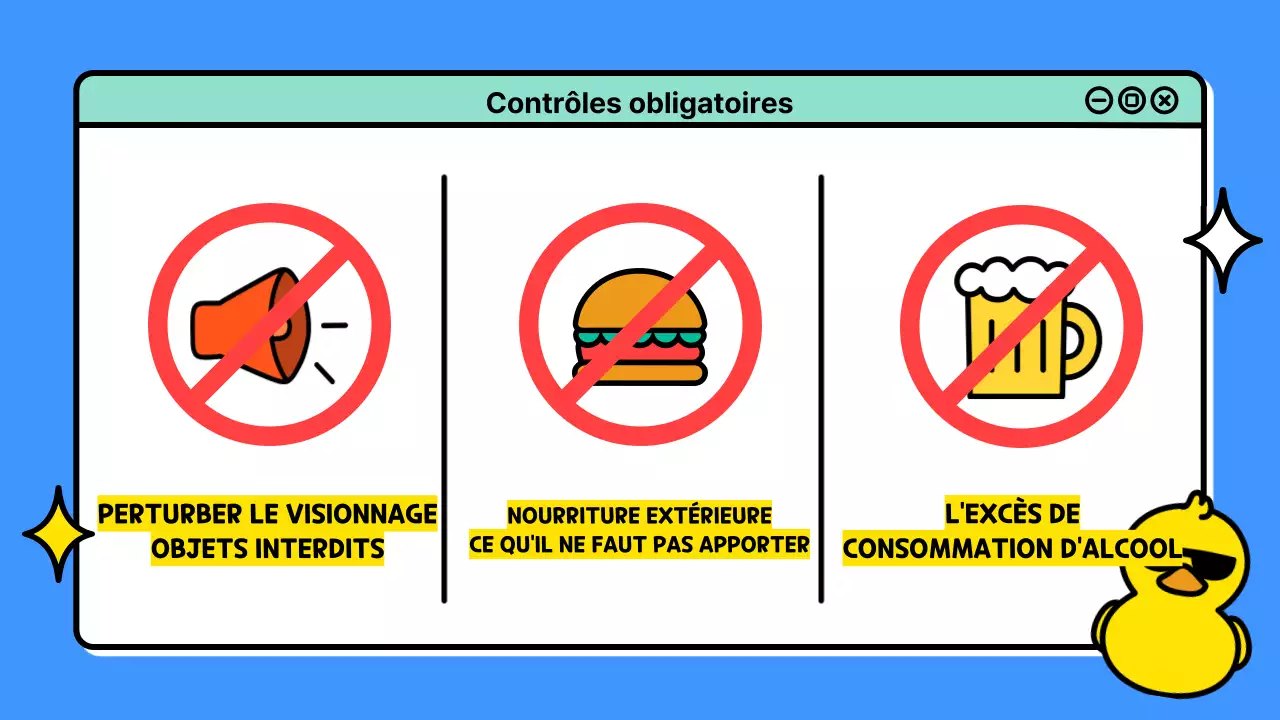 Annonce d'un festival d'été kitsch en bleu