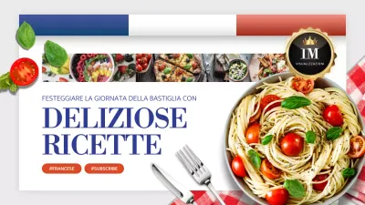 A proposito di ricette di cucina francese moderna in rosso e blu
