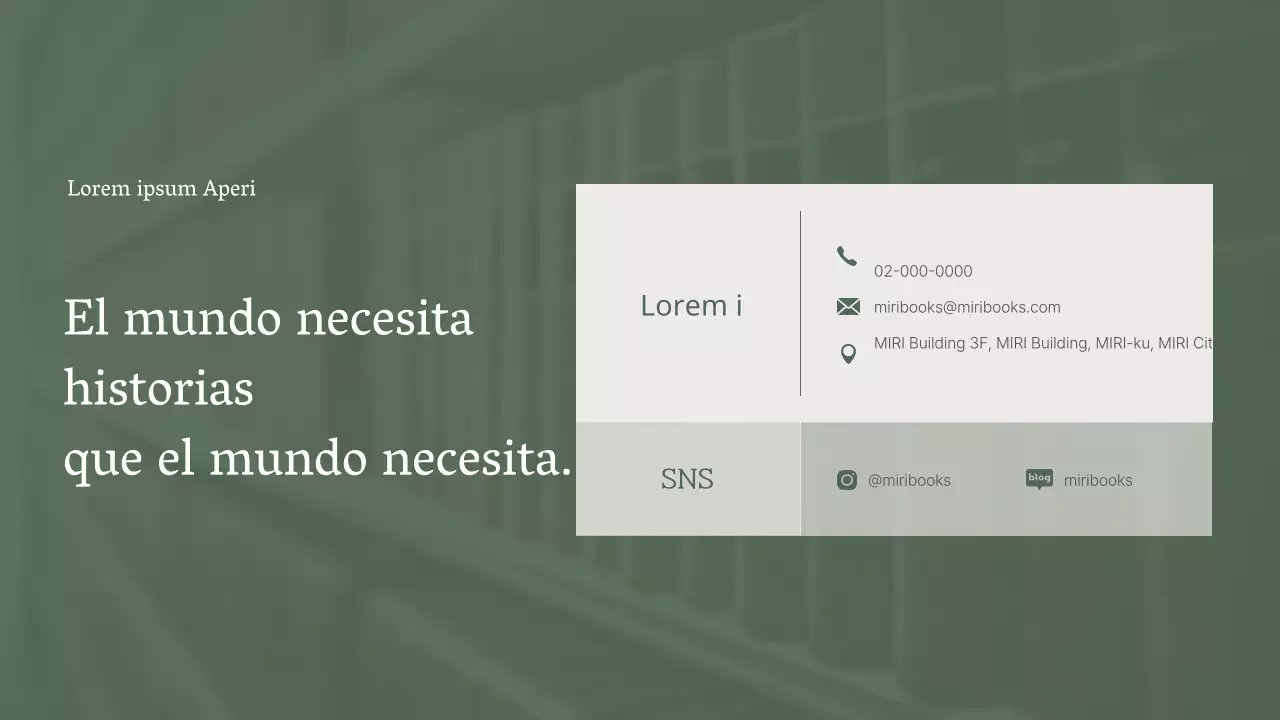 Una elegante propuesta de libro en color caqui