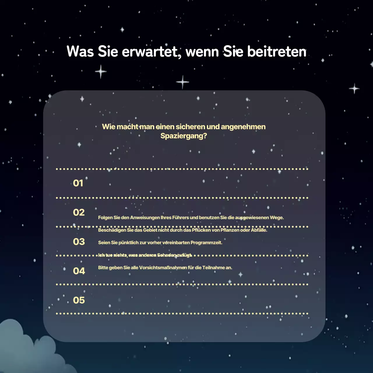 Die gelb-schwarzen Stadtteilspaziergänge sind jetzt für Teilnehmer geöffnet