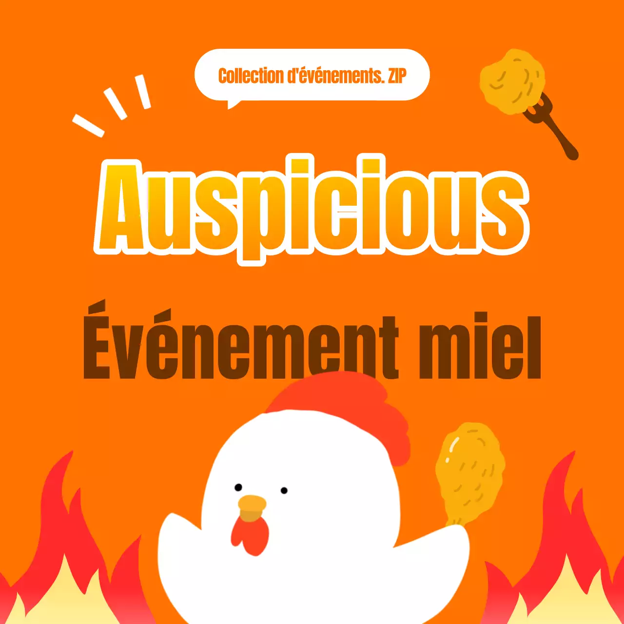 Promouvoir la bouteille orange et jaune coupons lucky day