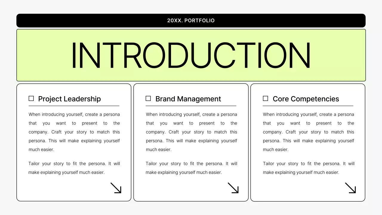 Mint Minimal Portfolio Resume Presentation