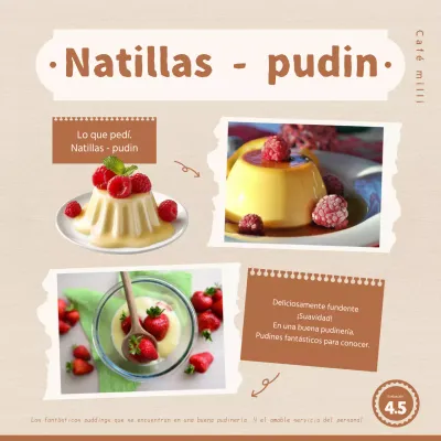 Publicidad para productos de viaje vintage de color beige y marrón.