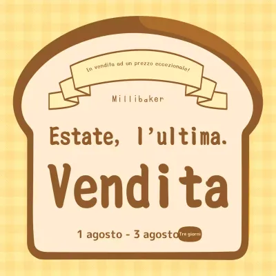 Si tratta di una bella vendita di prodotti da forno gialli e marroni.