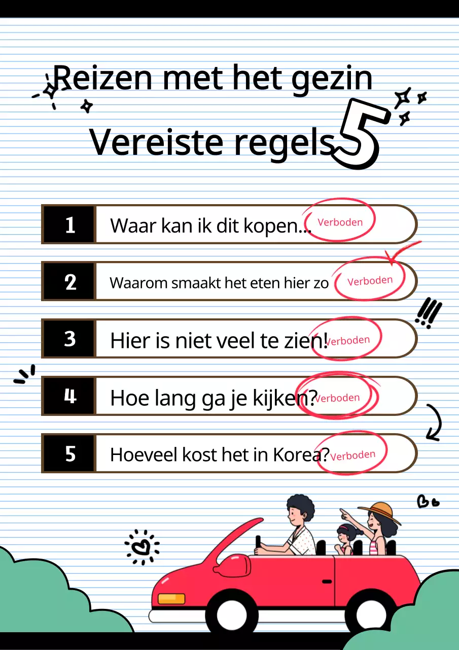 Reisverboden voor gezinnen in zwart en rood @familytravelbans @familytravelbans