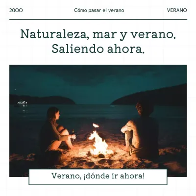 Sencillos paneles de información al público sobre productos de viaje de color verde y caqui.