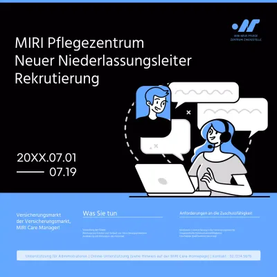 Ein einfacher Einstellungsleitfaden für Verwaltungen in Schwarz und Hellblau