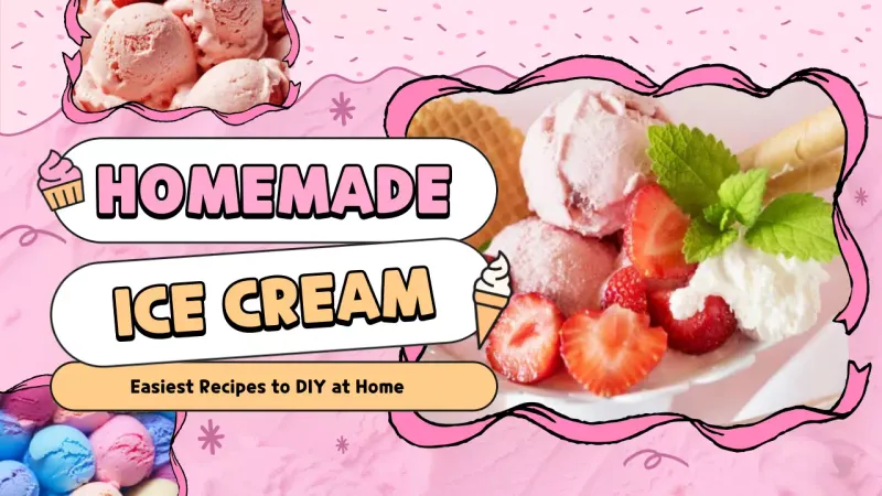 Pink Trendy Ice Cream Recipe YouTube Thumbnail