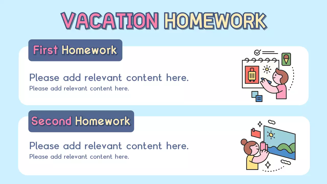 Blue Playful Summer Presentation