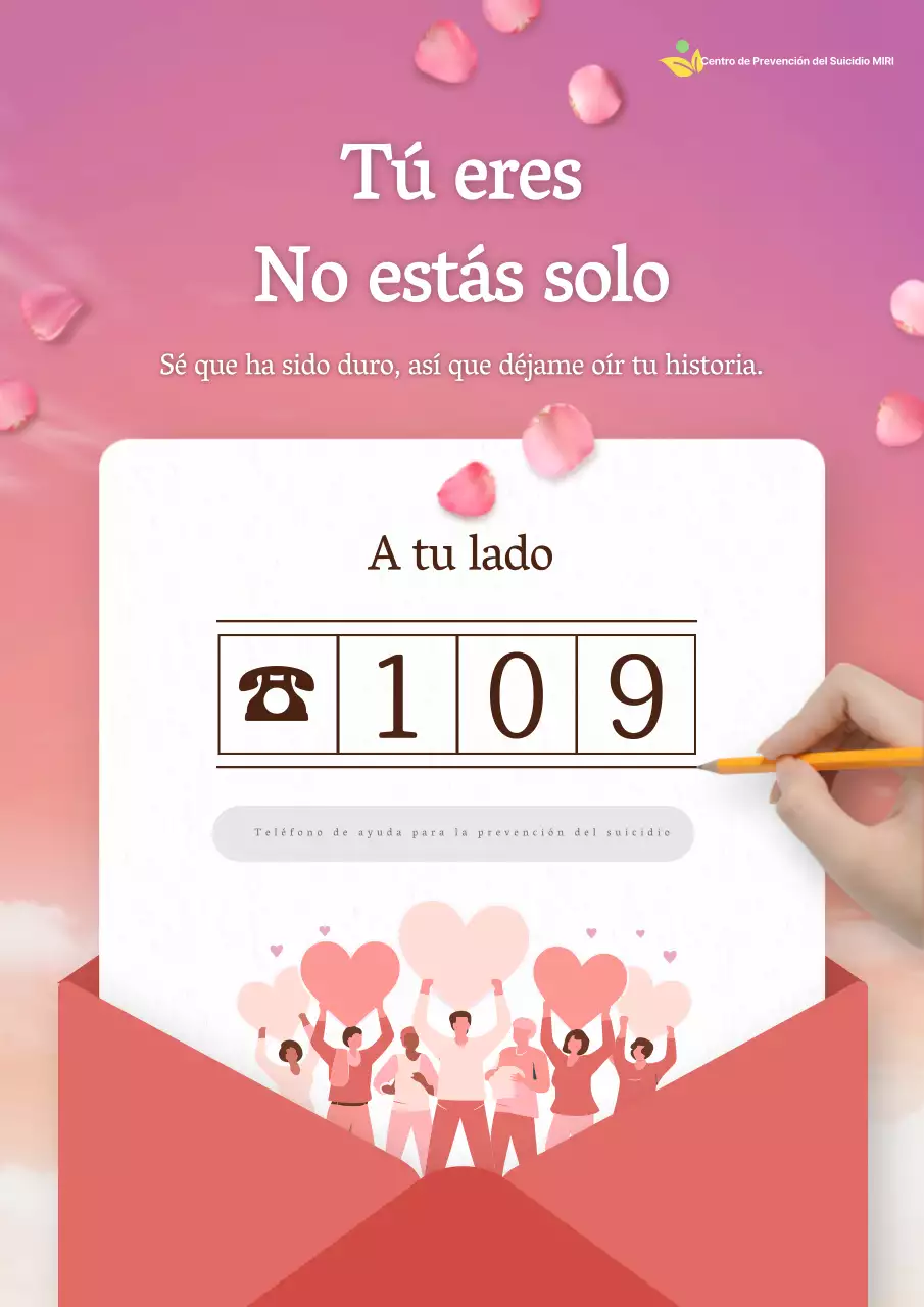 Promover un asesoramiento sencillo y de color rosa para la prevención del suicidio