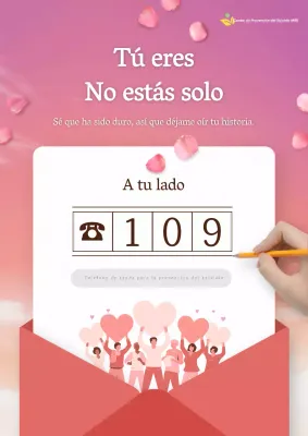 Promover un asesoramiento sencillo y de color rosa para la prevención del suicidio