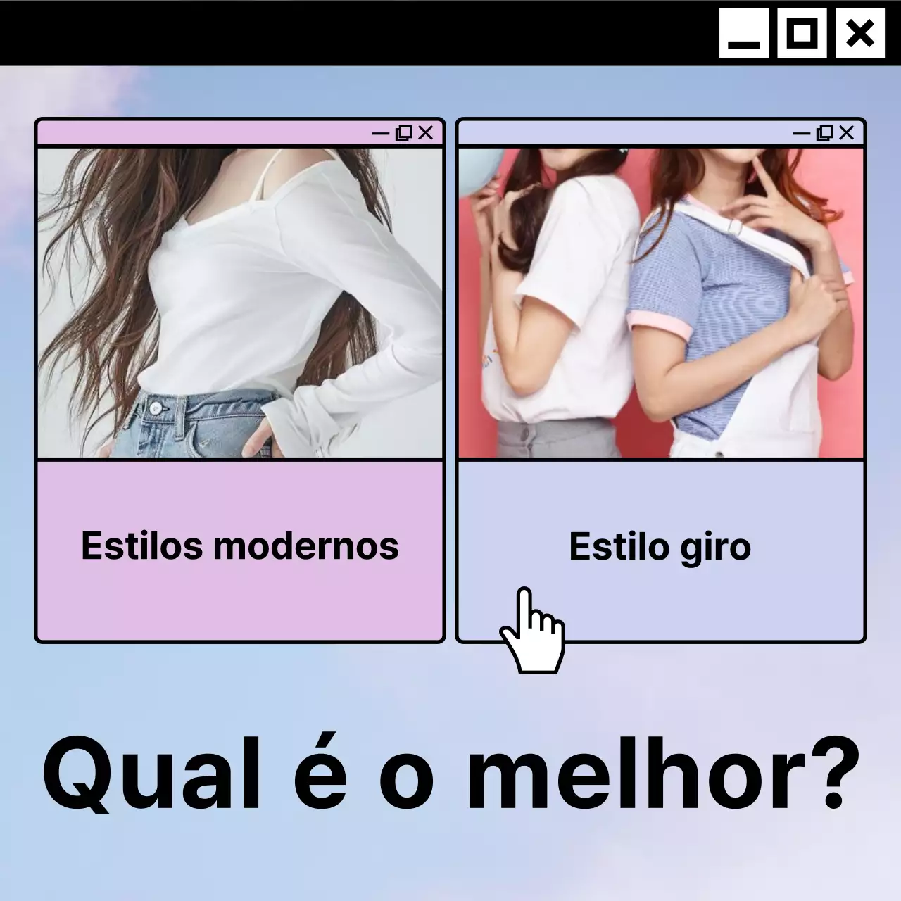 Declaração de aviso de informação pública sobre vestuário cibernético em roxo claro e cor-de-rosa.
