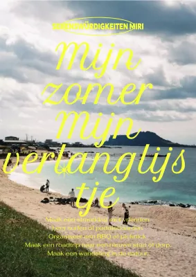 Trending zomervakantie in geel