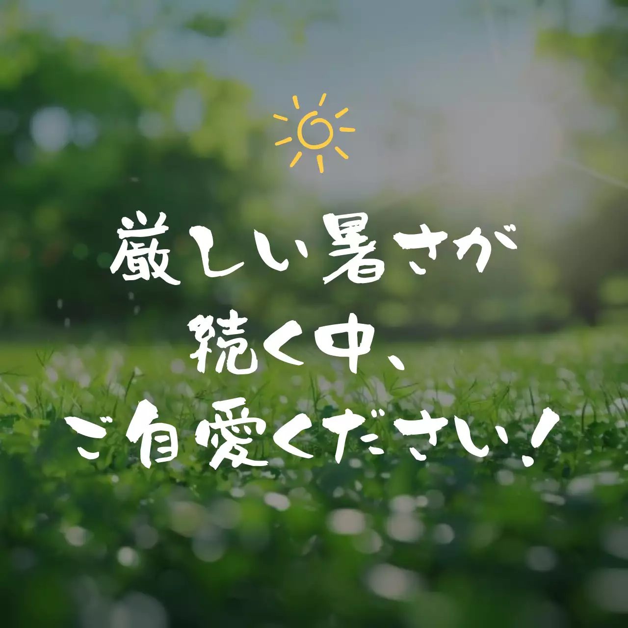 青 手書き メッセージ はがき Instagram カルーセル