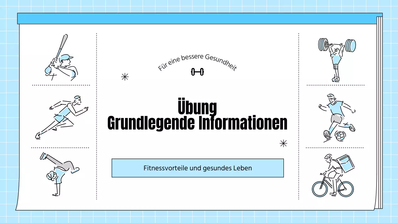 Hellblaues, einfaches, gesundheitsförderndes Übungsmaterial