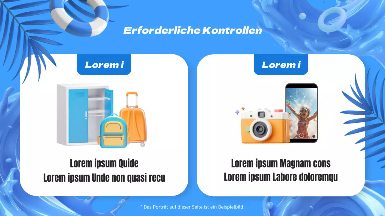 Ankündigung des Blue Summer Festivals