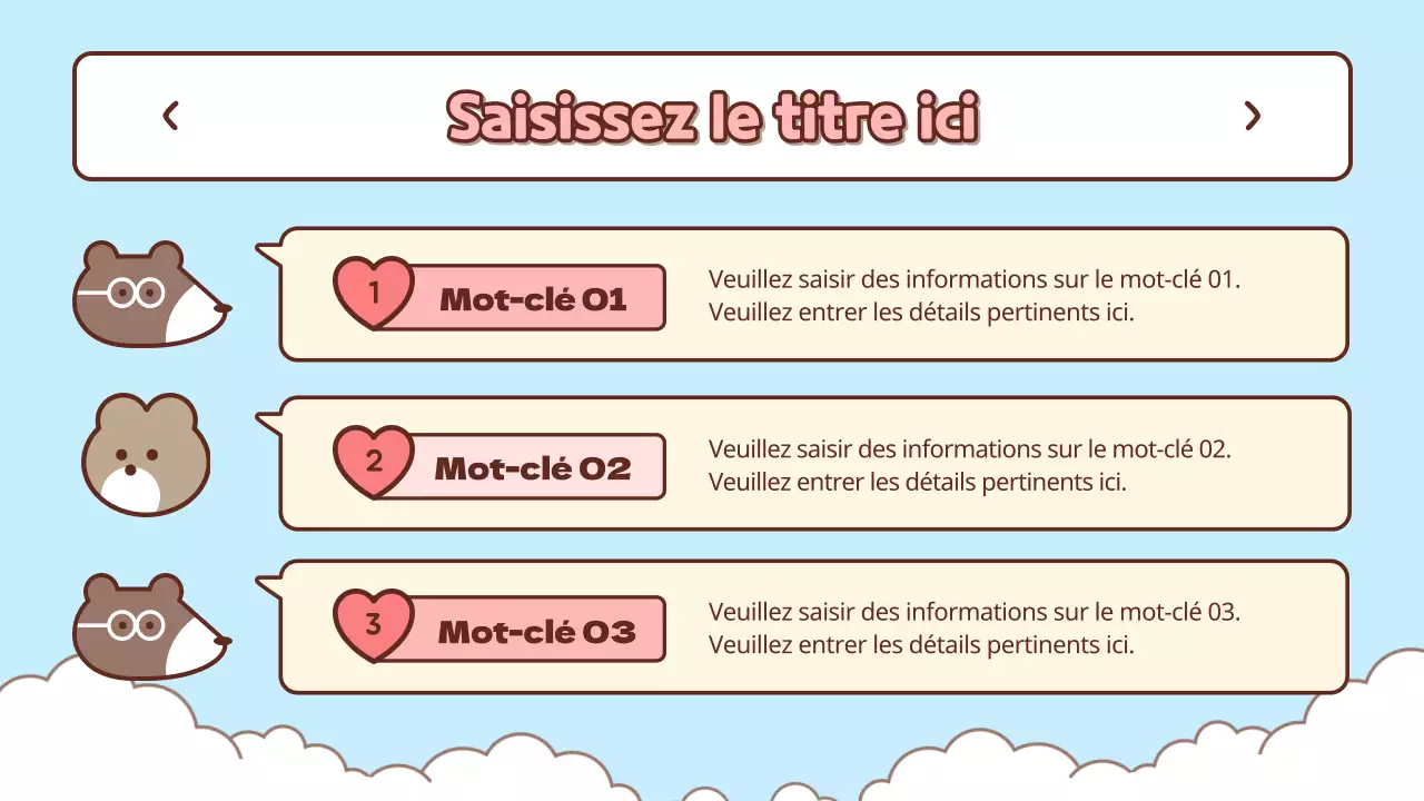 Matériel d'initiation mignon bleu clair et rose