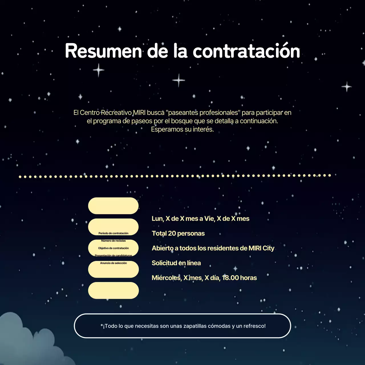 Los paseos vecinales municipales amarillos y negros ya están abiertos a los participantes