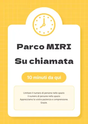 Semplici annunci di attesa in giallo e bianco