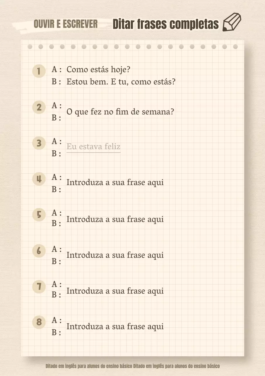 Recursos de avaliação da audição simples em marfim e bege