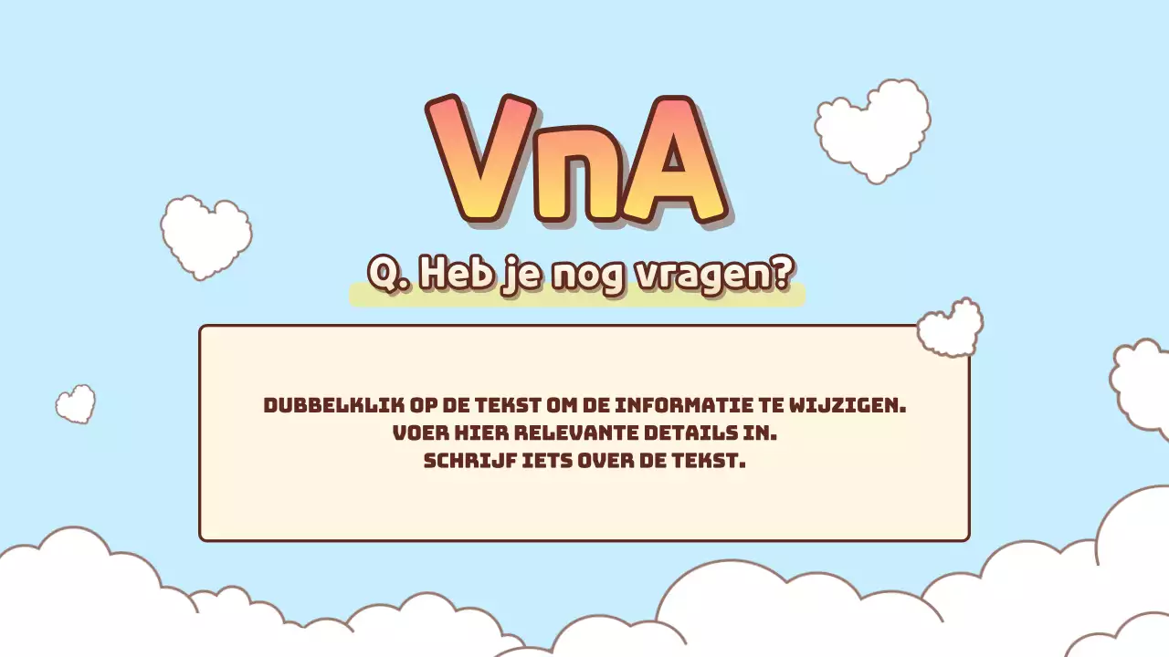 Schattig lichtblauw en roze inleidend lesmateriaal