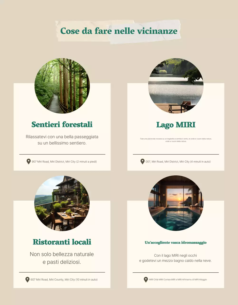 Verde e beige, un accogliente rifugio estivo per i sensi