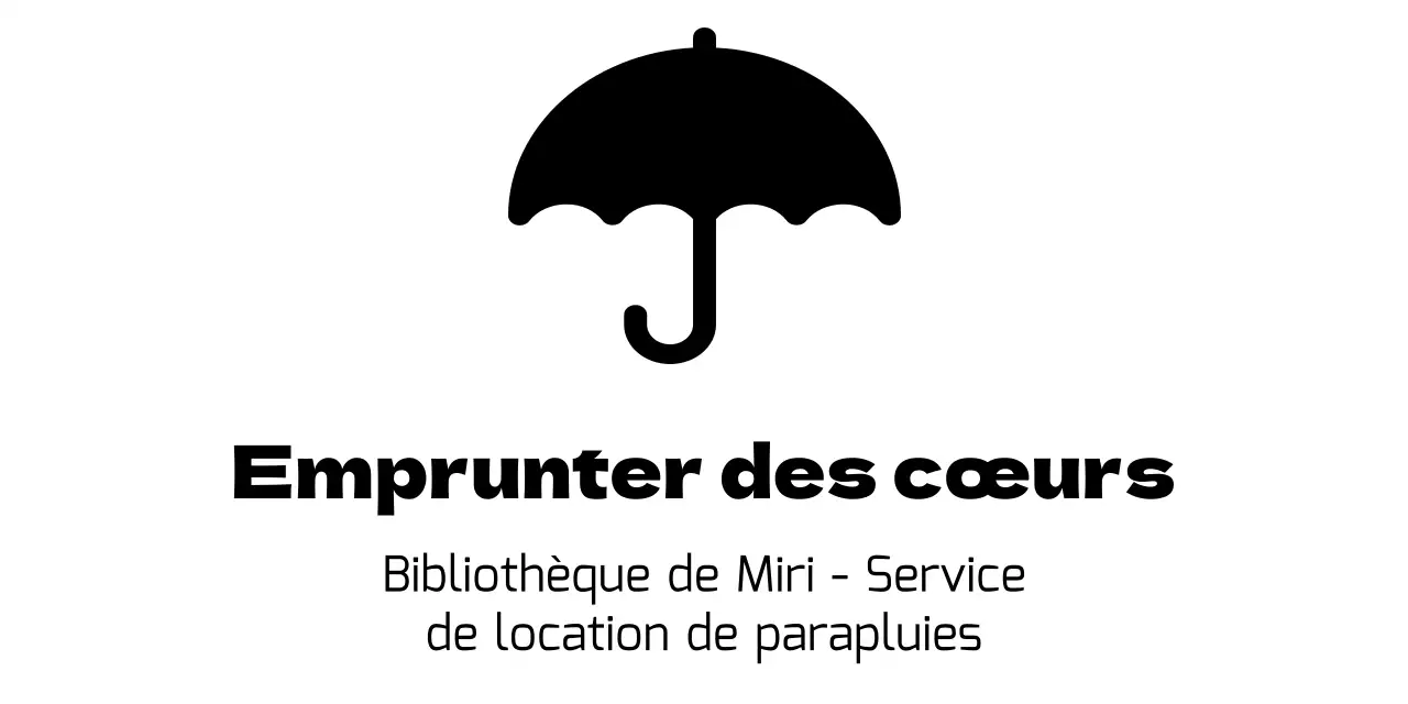 Conception d'un service de location avec une icône de parapluie