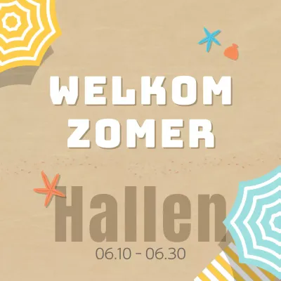 Een schattig zomers uitverkooppostje in beige en wit