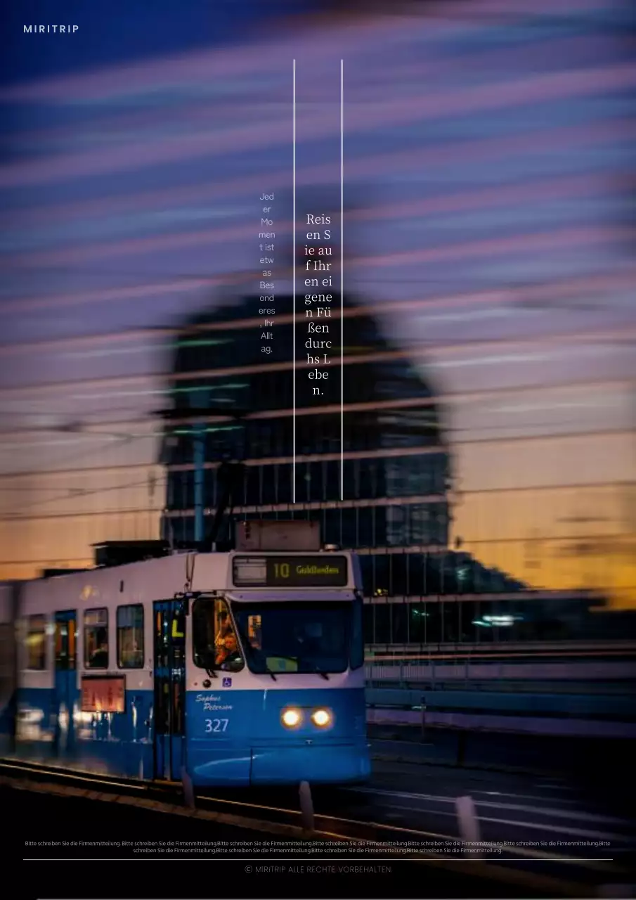 Lila Simple Sensibility Reise-Anzeigen.