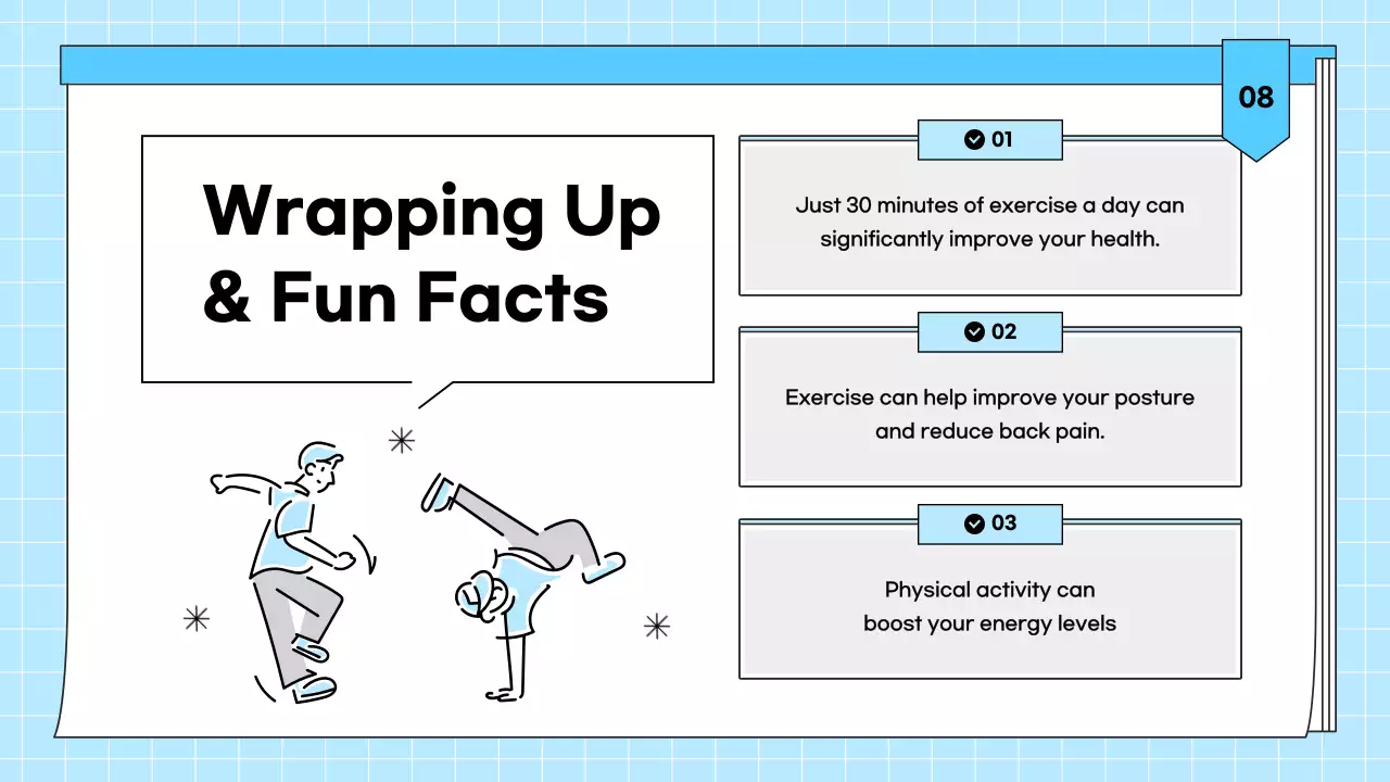 Blue Simple Fitness Guide Presentation