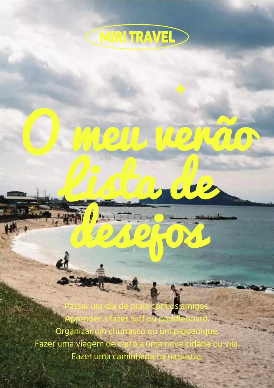 Posts sobre as férias de verão em amarelo