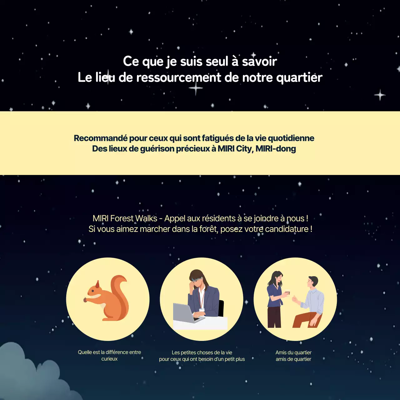 Les marches de quartier jaunes et noires sont désormais ouvertes aux participants