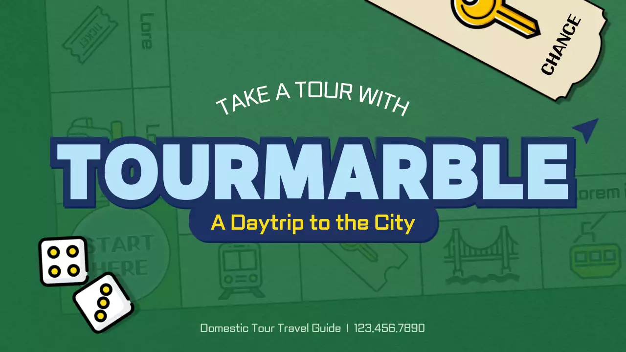 Green Playful Travel Guide Presentation