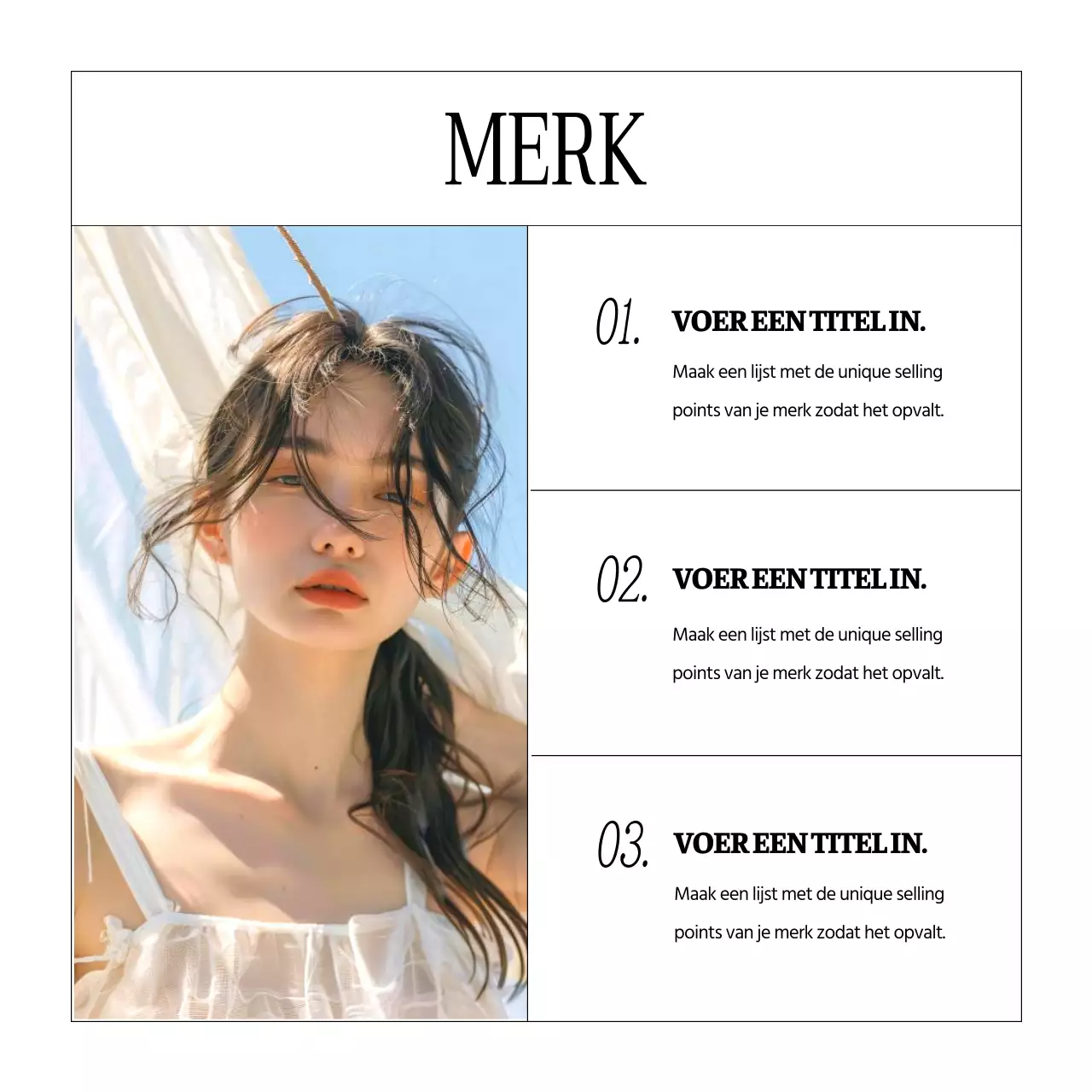 Wit en eenvoudig, zomer schoonheid cosmetica merk marketing in de zomer