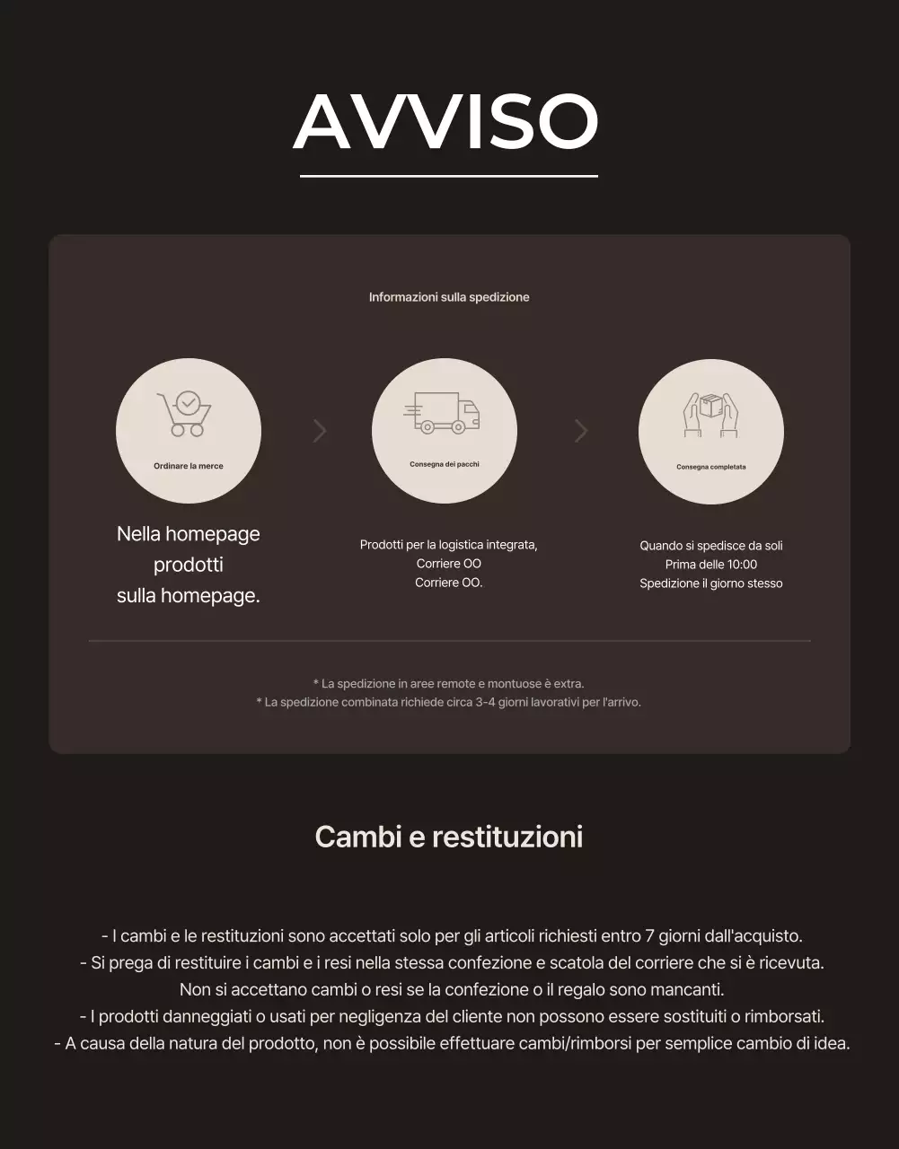 Semplice annuncio di moda in beige