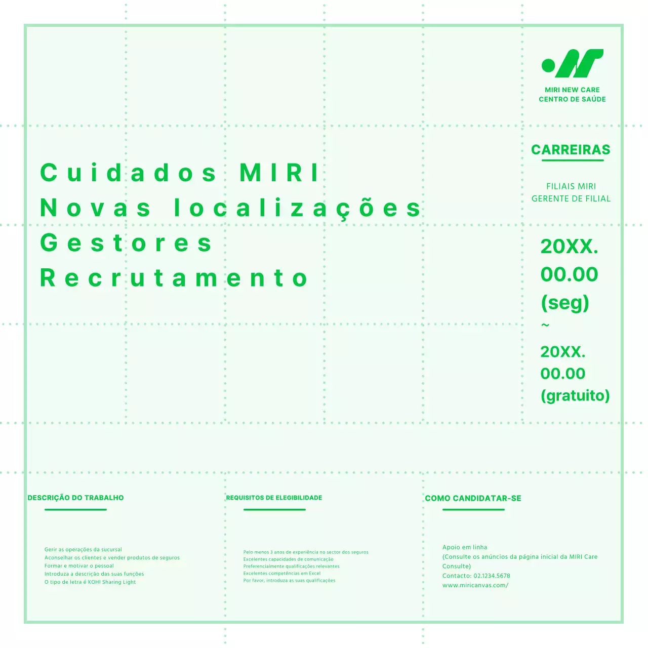 Um guia simples, verde e branco, para o recrutamento de gestores