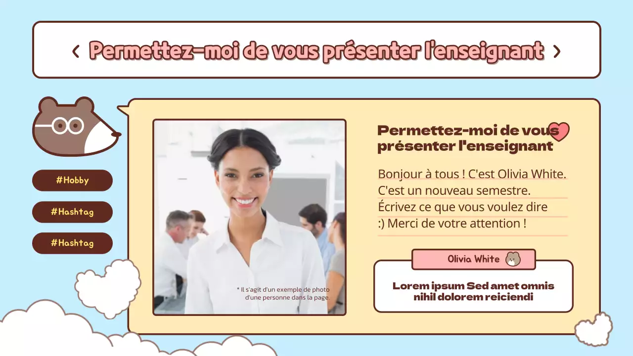 Matériel d'initiation mignon bleu clair et rose