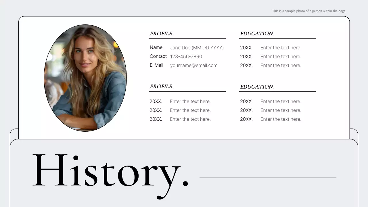 Apresentação de portfólio minimalista cinza