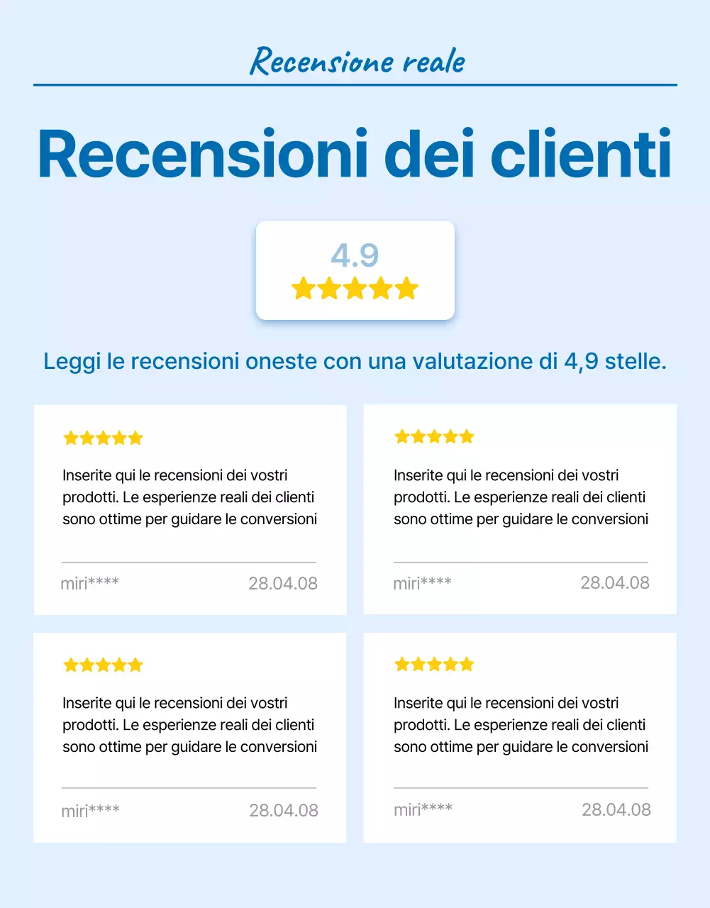 Una semplice introduzione ai saldi stagionali in blu e bianco