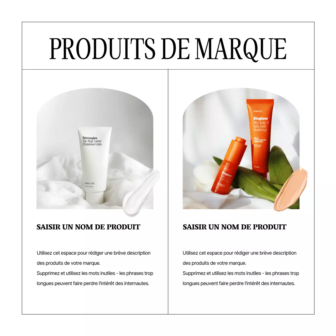 Blanc et simple, beauté estivale, marketing des marques de cosmétiques en été
