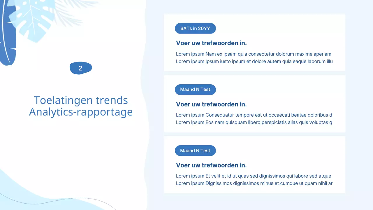 Promoot schoolvakantiespecials met lichtblauwe geometrische patronen