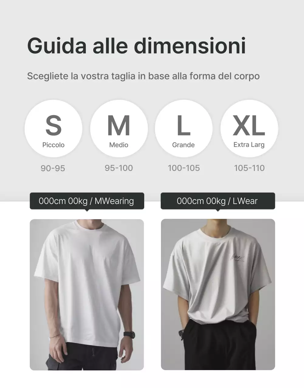 Annunci e precauzioni nel centro commerciale alla moda di tendenza in grigio e azzurro