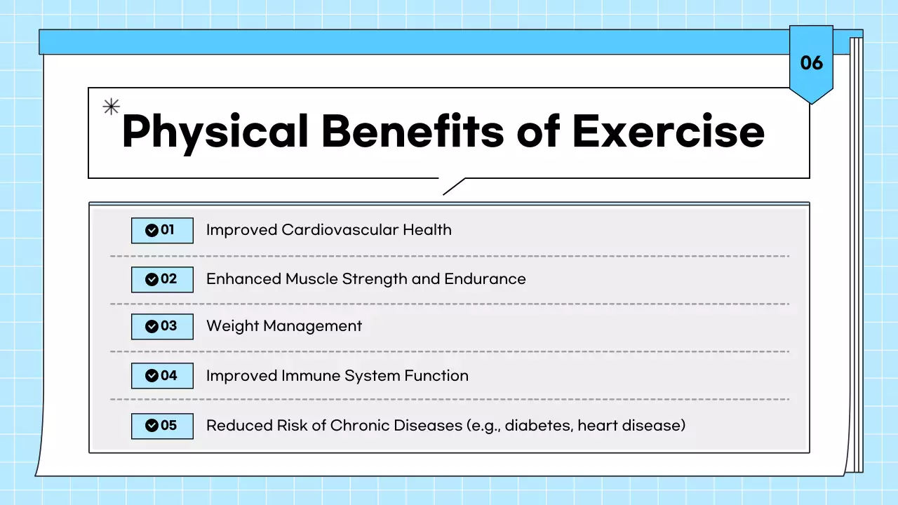 Blue Simple Fitness Guide Presentation