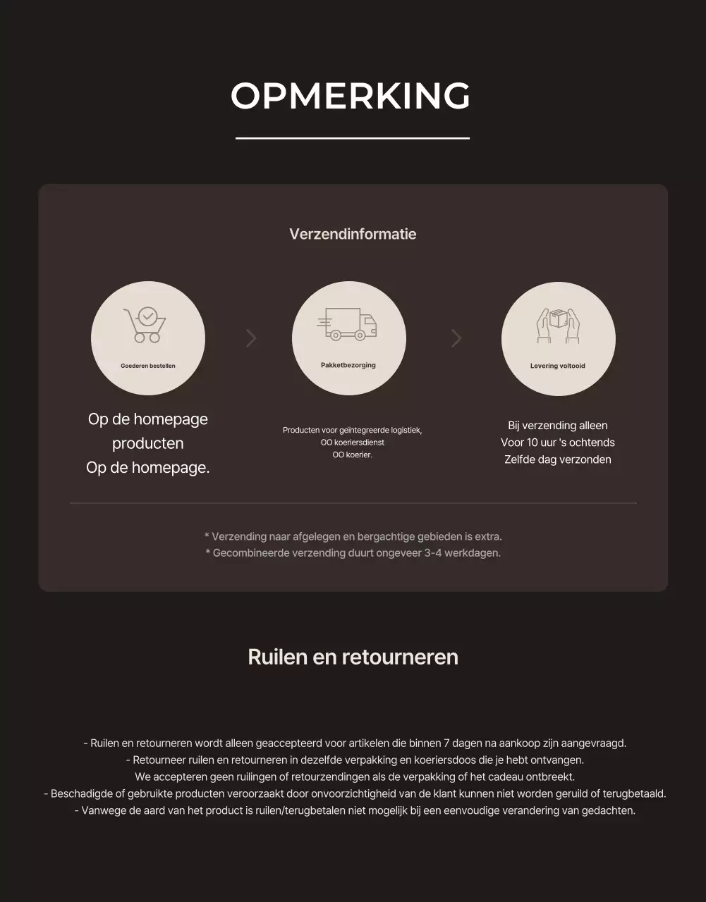 Eenvoudige mode-advertentie in beige