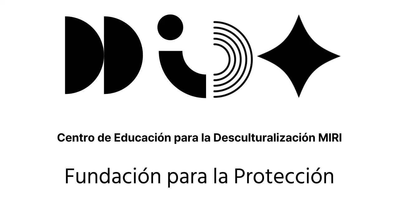 Logotipo del centro cultural en geometría