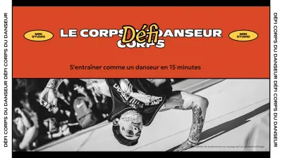 Promouvoir une formation de danse kitsch en rouge et jaune