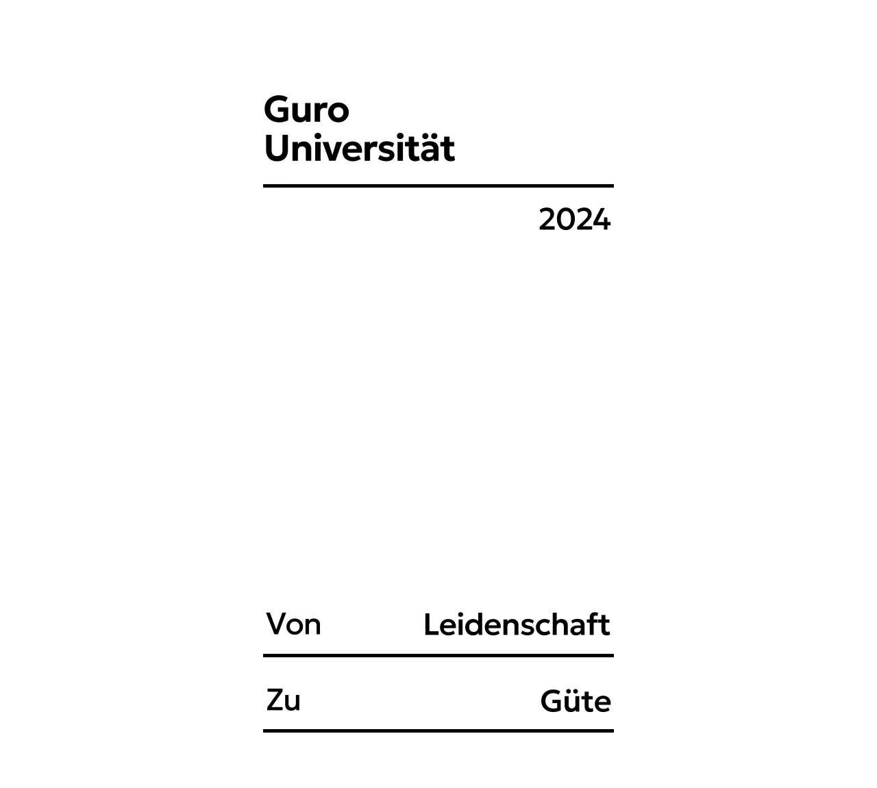 Klares, stilvolles Design mit Kalligrafie und Linien