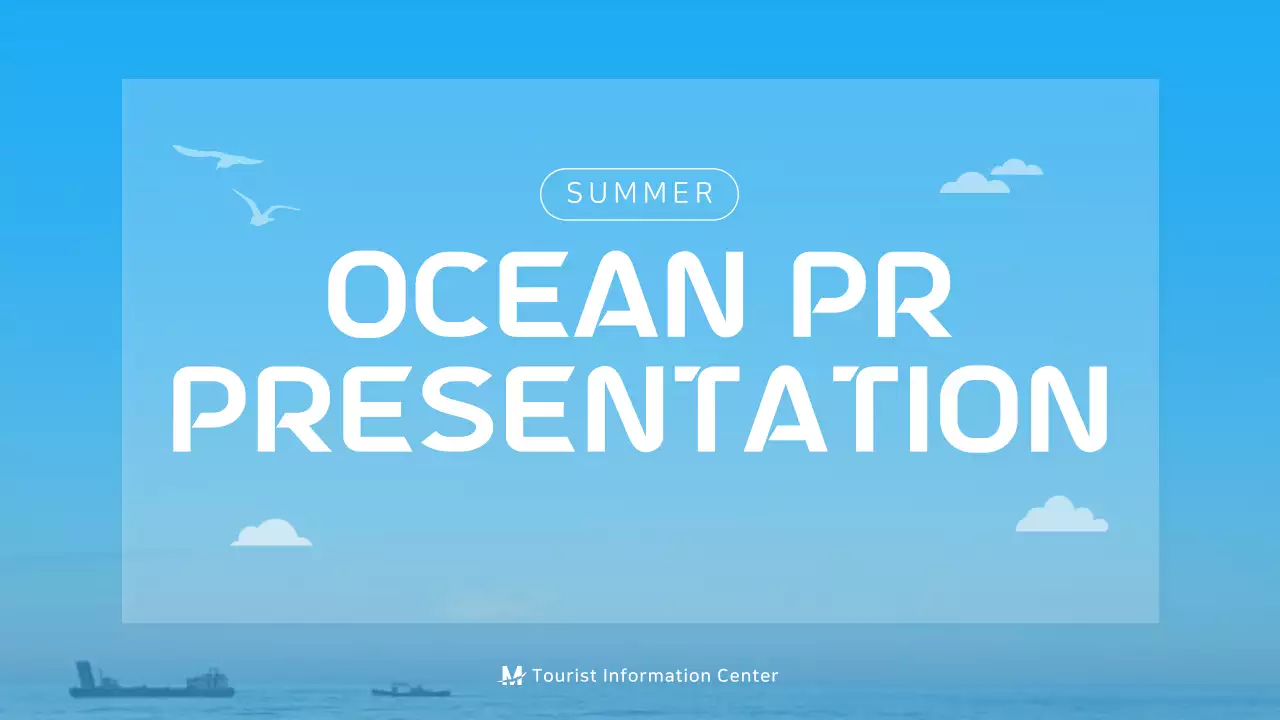 A simple, blue-and-white Busan tourist guide