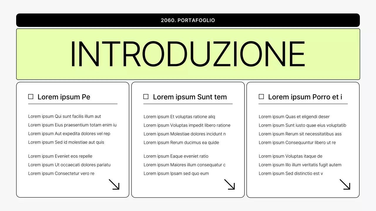 Cartella stampabile semplice in grigio e verde lime