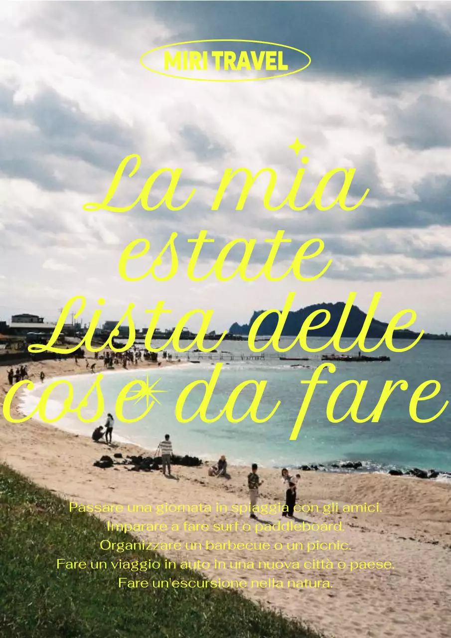 I post di tendenza per le vacanze estive in giallo